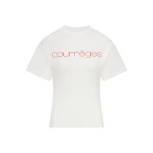 Courreges Women Cotton T-Shirt With Print